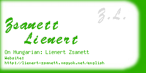zsanett lienert business card